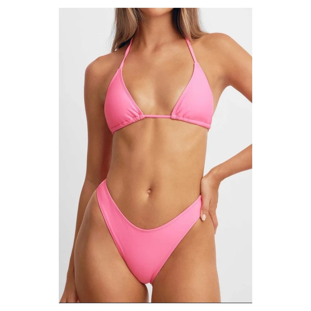 NWT Blackbough Swim Triangle Bikini Top + Cheeky Bottoms